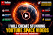 create engaging space videos for tech youtube channels