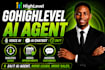 build gohighlevel ai agent voice ai chatbot for appointment booking CRM