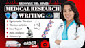 write medical research articles, manuscripts, and systematic review