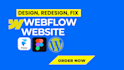design custom webflow website or convert figma to webflow