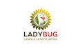 make creative captivating ladybug logo for lawn service