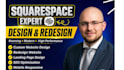 build squarespace website, design or redesign squarespace, website development