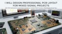 design professional pcb layout for mixed signal projects