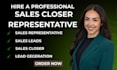 sales closer sales representative b2b sales person lead generation