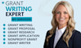 do grant writing, grant proposal, grant research and grant