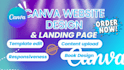 canva website canva landing page canva business website