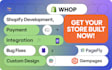 fix shopify ecommerce website development connect shopify to whop shopify liquid