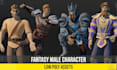 create 3d low poly character 3d stylized game character rigging and animation ps