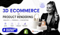 create photorealistic 3d product rendering for shopify, amazon, ebay, etsy store