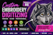 custom embroidery digitizing service