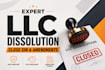 do US llc dissolution, close ein, llc amendment and reinstatement,address change