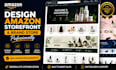 design amazon storefront and brand store professionally