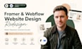 webflow website, framer website,  webflow developer figma to webflow or framer