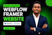webflow website design redesign webflow website, figma to webflow framer