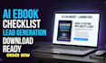 create an ai lead magnet ebook, checklist or guide for lead generation
