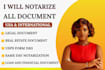 notarize US loan, financial and business documents online, notary stamp