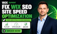 fix wix SEO, wix core web vitals, wix site speed optimization, wix performance