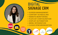 setup digital signage CRM musthavemenus screencloud yodeck telemetrytv novisign