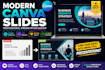 design modern canva presentation slides and pitch deck