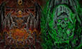create horror, skull, dark art artwork illustration