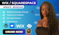 edit, redesign squarespace website squarespace to wix or wordpress website