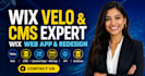 build a wix velo web app with cms, dynamic pages, apis, and database integration
