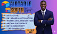 setup airtable automation, airtable CRM, n8n ai, clay com and softr expert