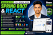 build and fix full stack apps using spring boot and react