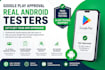 provide 12 testers closed testing 20 testers mobile app testing 12 tester