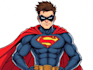 draw your kid as custom superhero character for birthday gift