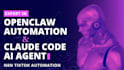 do open claw automation and claude code ai agent, n8n tiktok automation