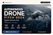 build autonomous drone pitch deck  uav startup deck aerial intelligence deck