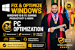 repair gaming computer virus malware boost fps optimization