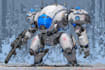 design sci fi mecha and robot concept art