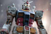 create retro mecha or scifi gundam art