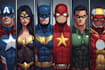 create epic comic style superhero character art