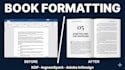 format epub book for KDP and ingramspark in adobe indesign book interior layout
