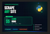 scrape data from any website using python selenium script