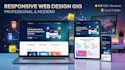 create modern responsive react frontend website