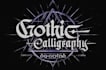 do professional old english calligraphy blackletter logo