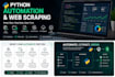 build python automation scripts and web scraping bots