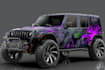 modern car, van wrap design