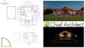 draw a blueprint and house plan in chief architect