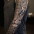 draw a attractive tattoo sleeve art