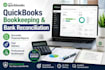 do quickbook bookkeeping and bank reconciliation for small business