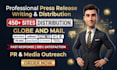 do professional top press release distribution, PR and press release writing
