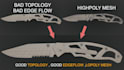 bad topology, edge flow, and retopologize your 3d model