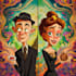make a cute cartoon illustration