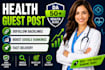 do guest posts on health websites