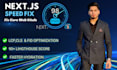 optimize nextjs performance and fix core web vitals